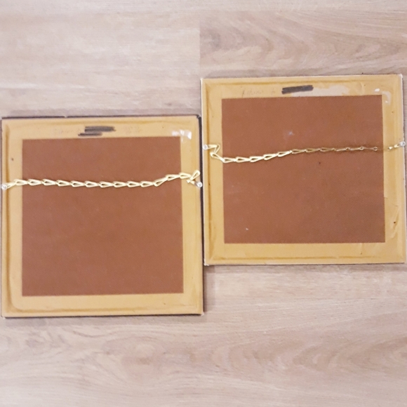 Vintage Hmong Embroidered Cross-Stitch Framed Pictures - Woman + Flower - Picture 3 of 13